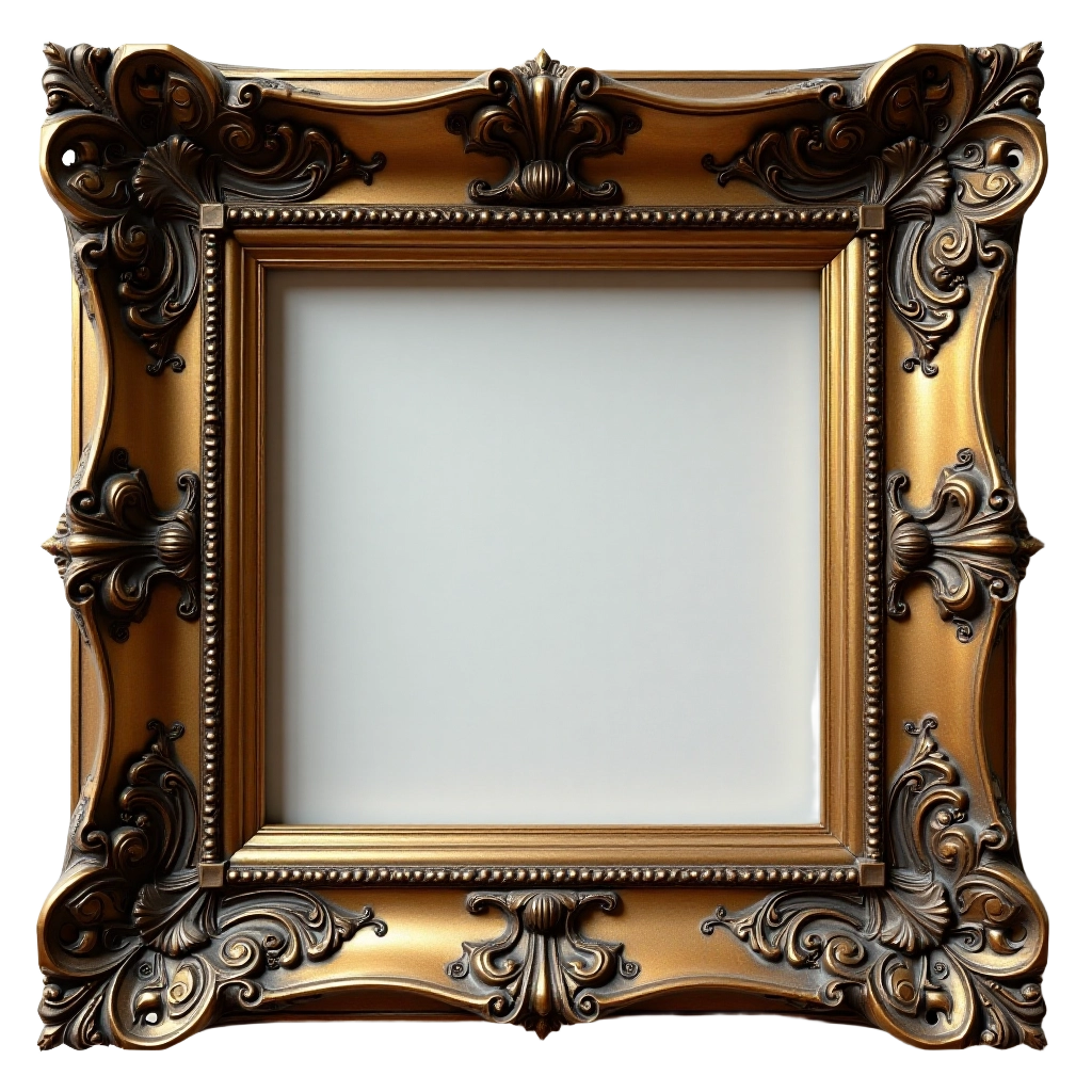 Ornate Gold Picture Frame